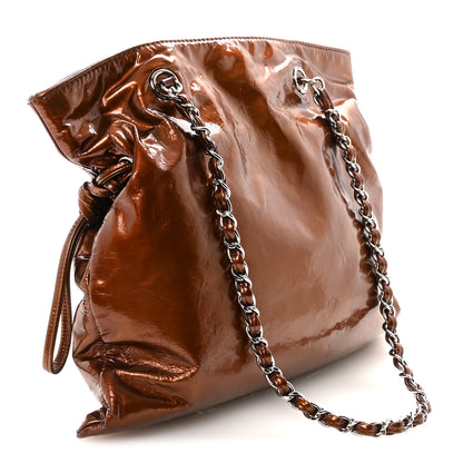 Chanel Patent Bonbons Shopper Tote Bronze 3 of 10