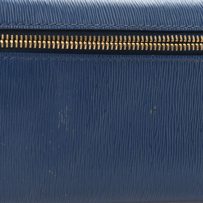 Prada Vitello Move Bi-Color Continental Flap Travel Wallet Bluette Astrale 14 of 18