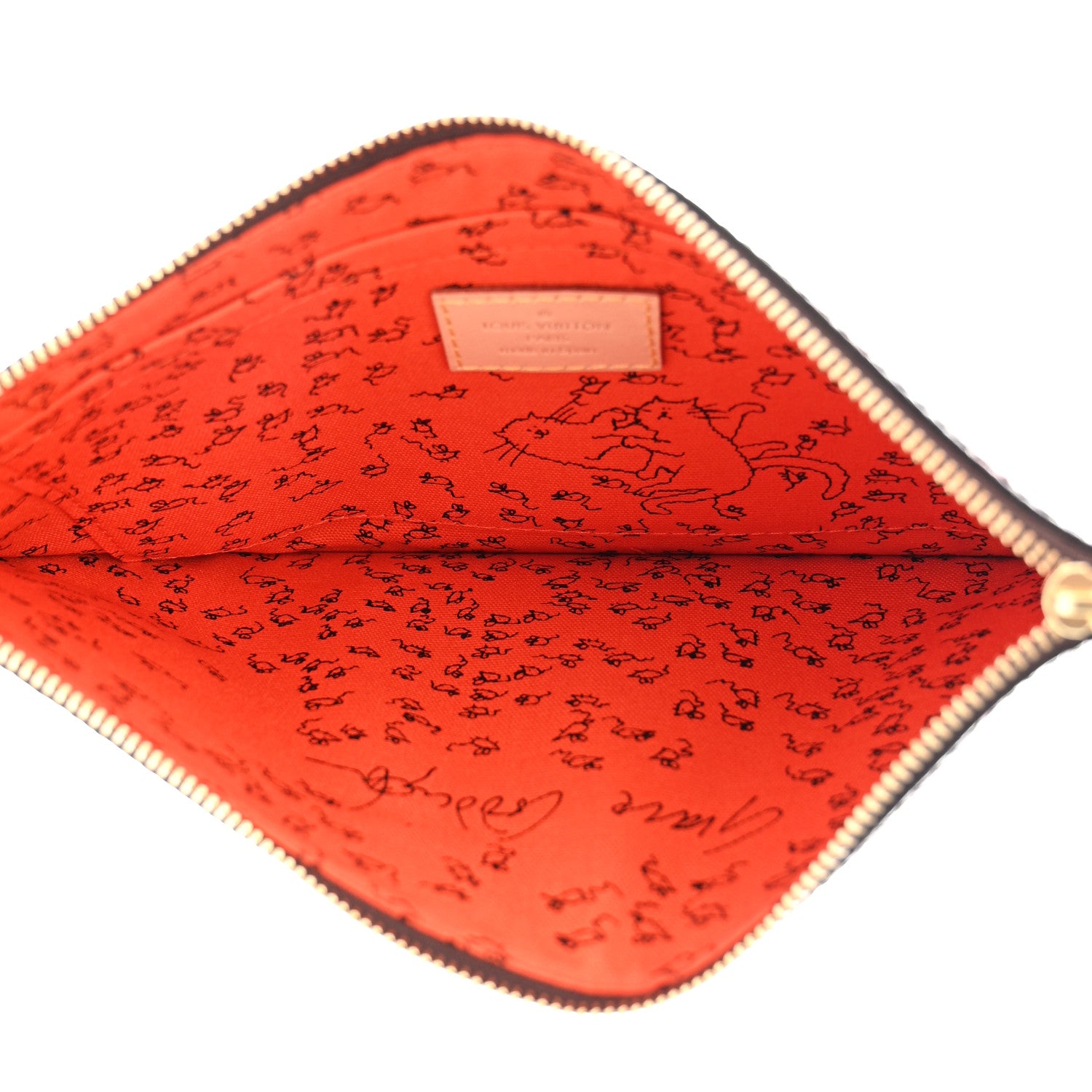 Louis Vuitton Catogram Neverfull MM GM Pochette Marron 5 of 10