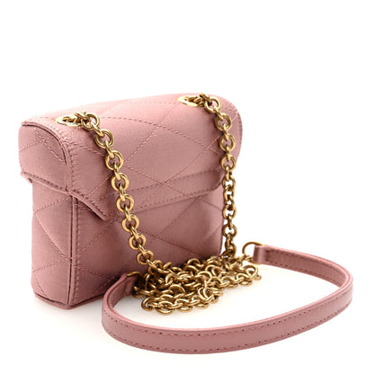 Saint Laurent Satin Matelasse Monogram Micro June Box Bag Dragee 3 of 11