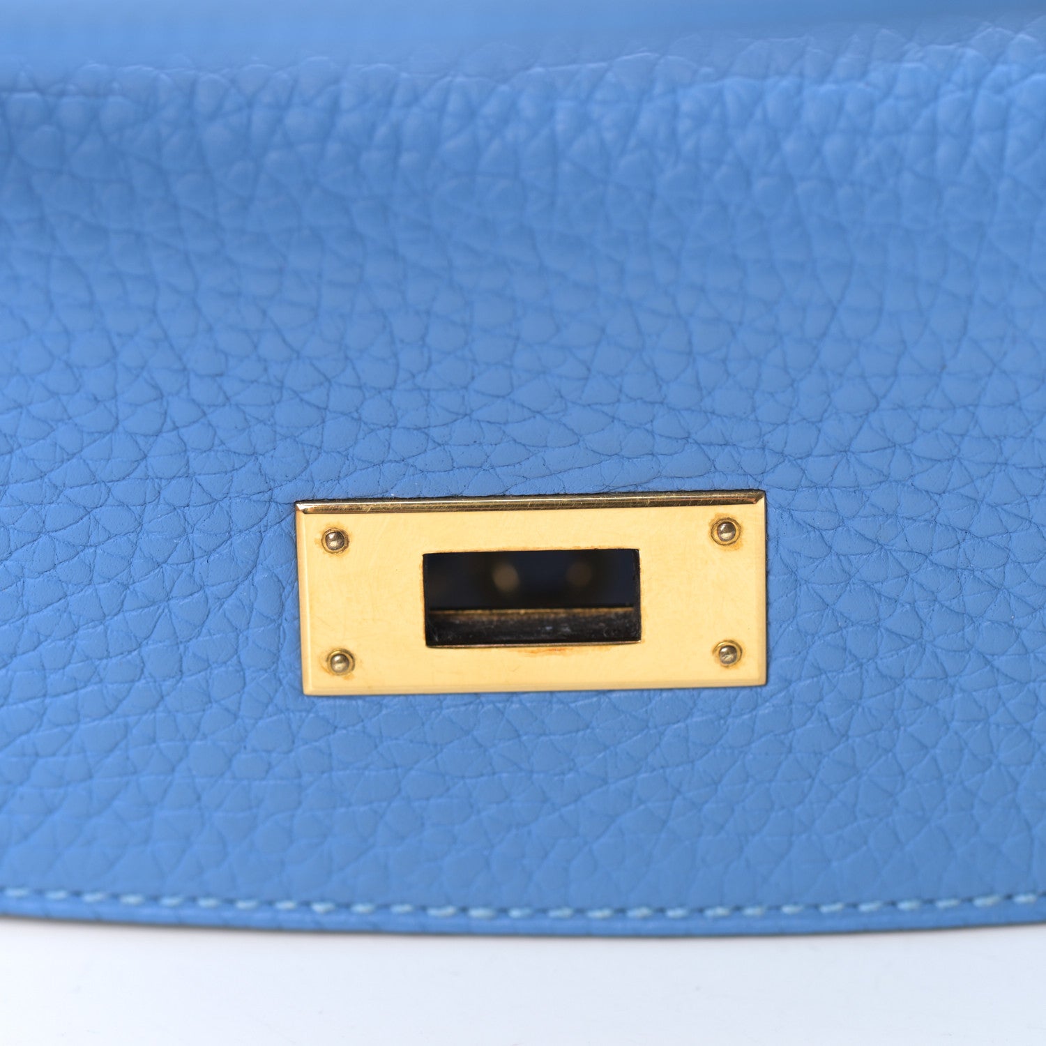 Hermes Togo Kelly Retourne 28 Bleu Paradise 24 of 42