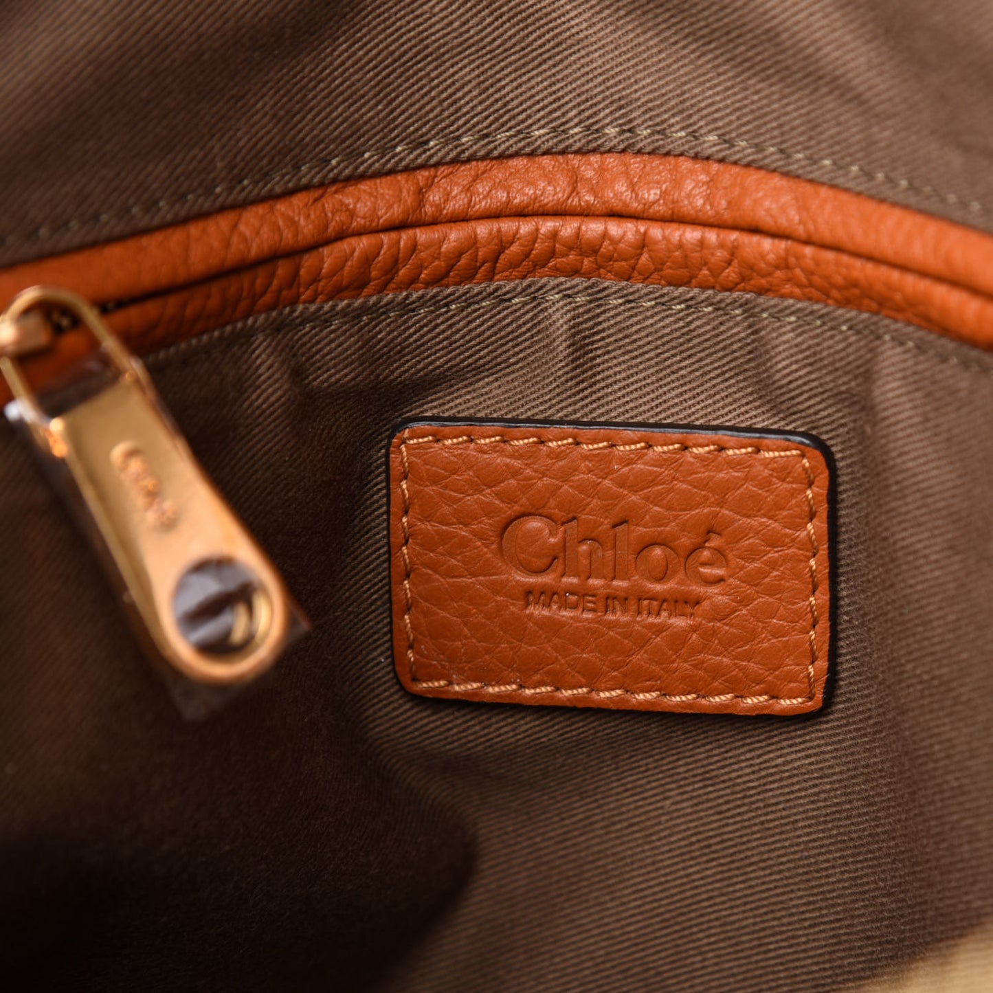Calfskin Medium Marcie Satchel Tan
