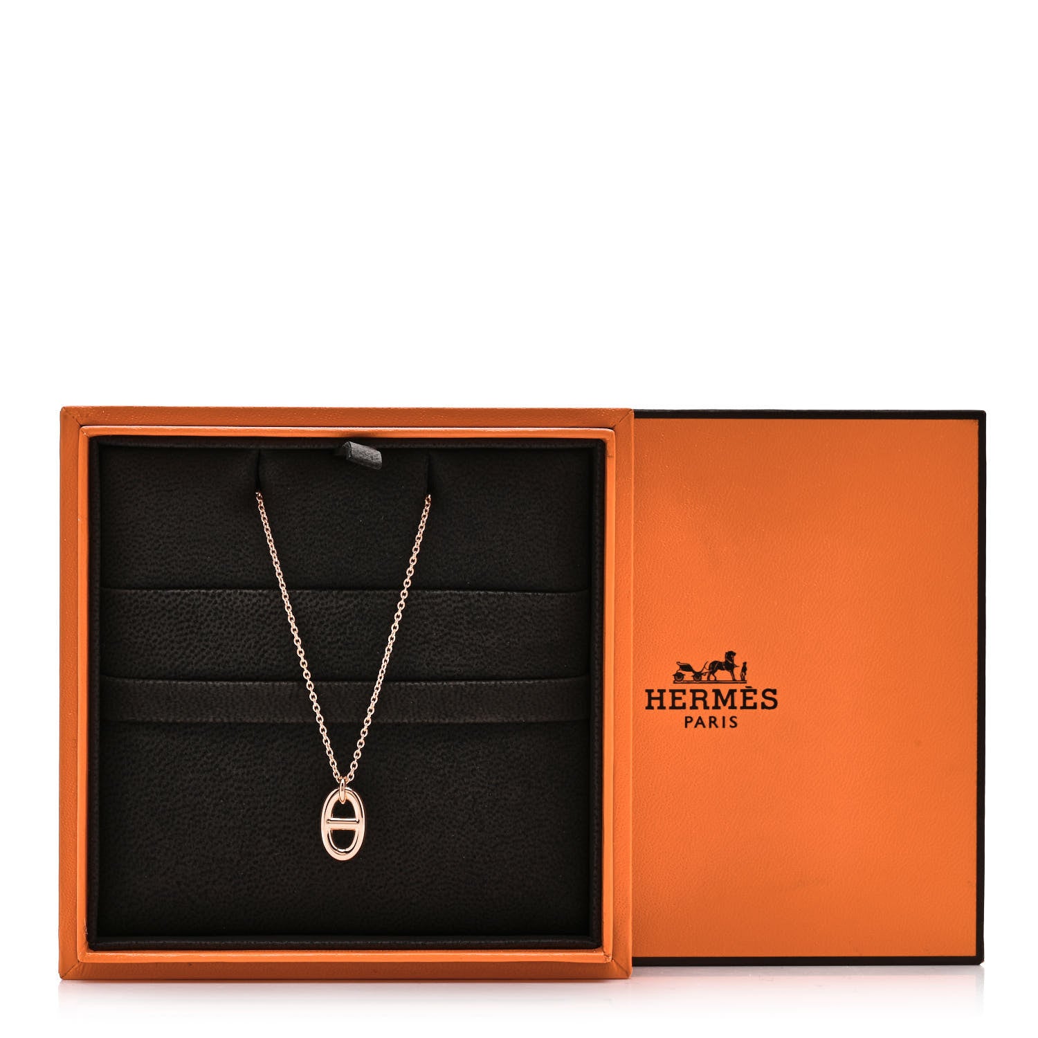Hermes 18K Rose Gold PM Farandole Pendant Necklace 5 of 5