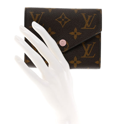 Louis Vuitton Monogram Victorine Wallet Rose Ballerine 2 of 9