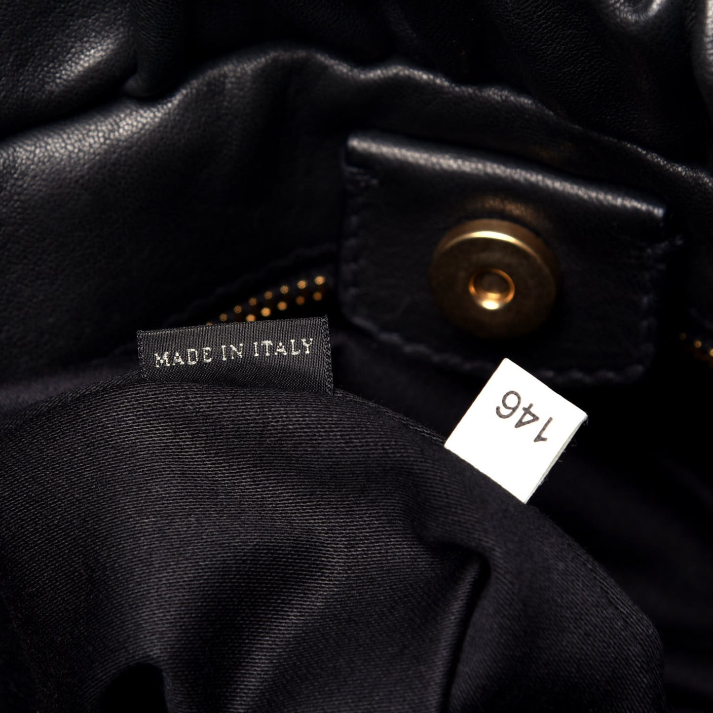Nappa Spring Tote Black