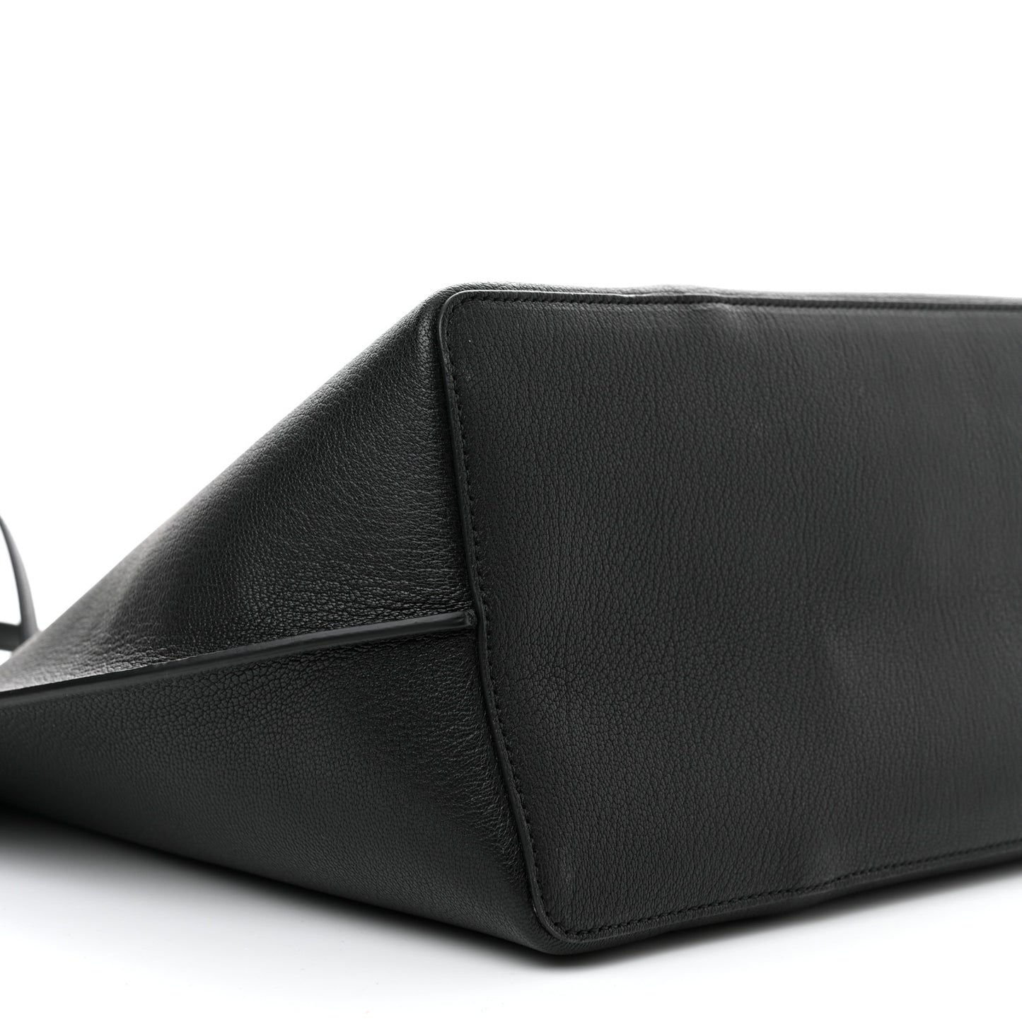 Calfskin Large Vlogo Tote Black