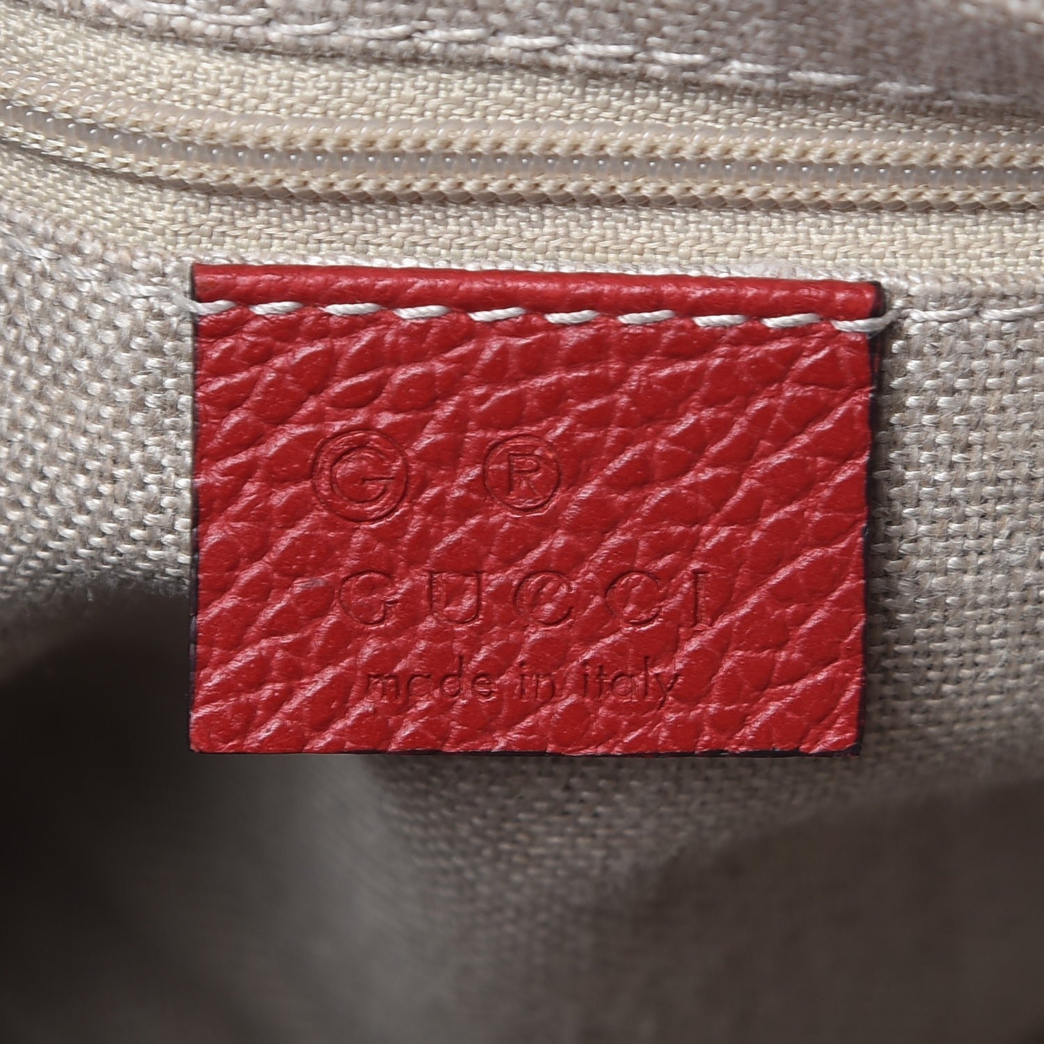 Gucci Monogram Small Bree Tote Red 6 of 7