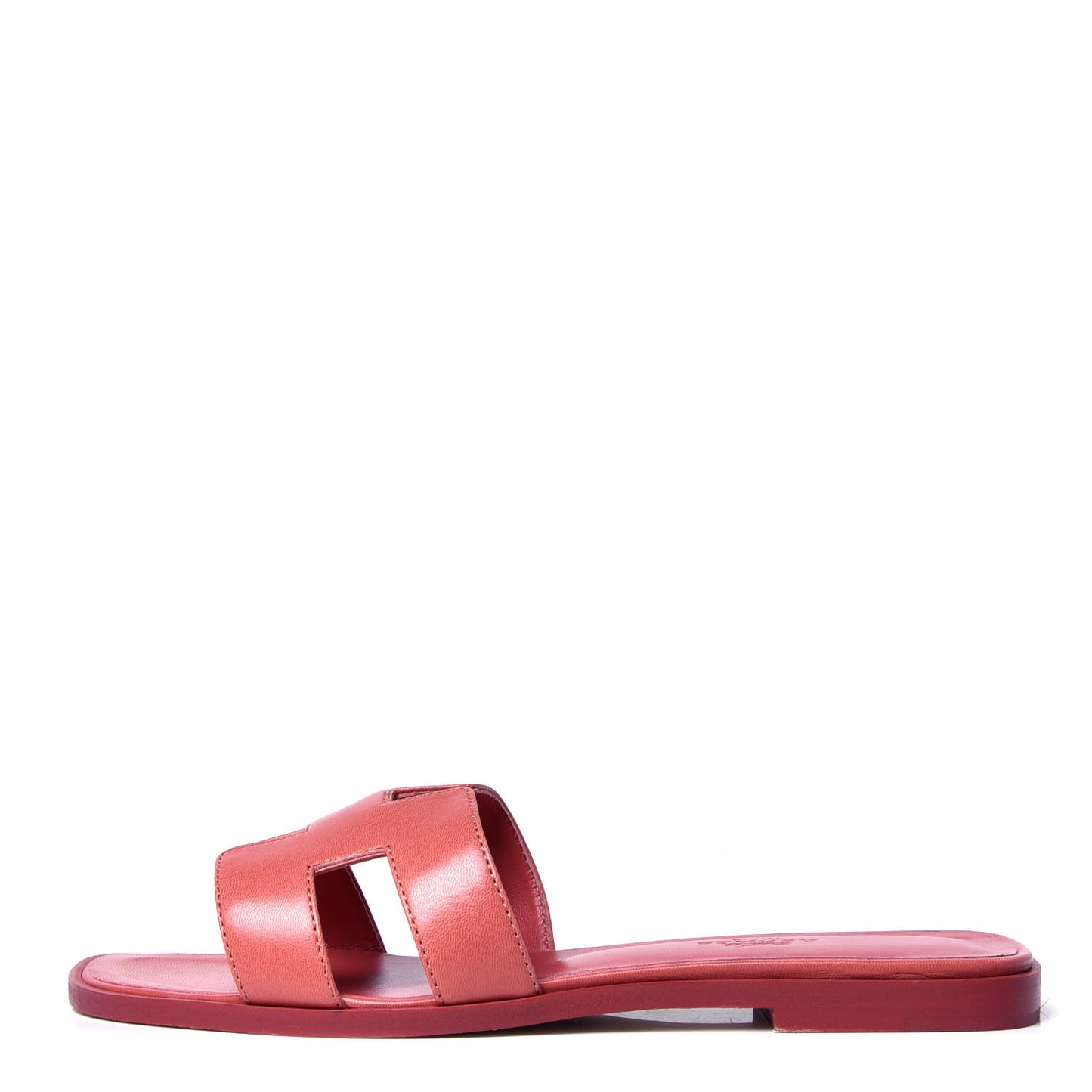 Goatskin Oran Sandals 38 Rouge Blush