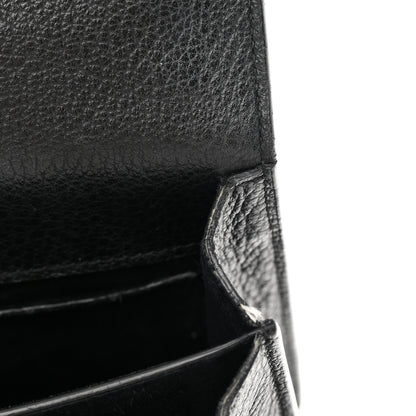 Saint Laurent Grained Calfskin Medium Monogram Sunset Satchel Black 14 of 21