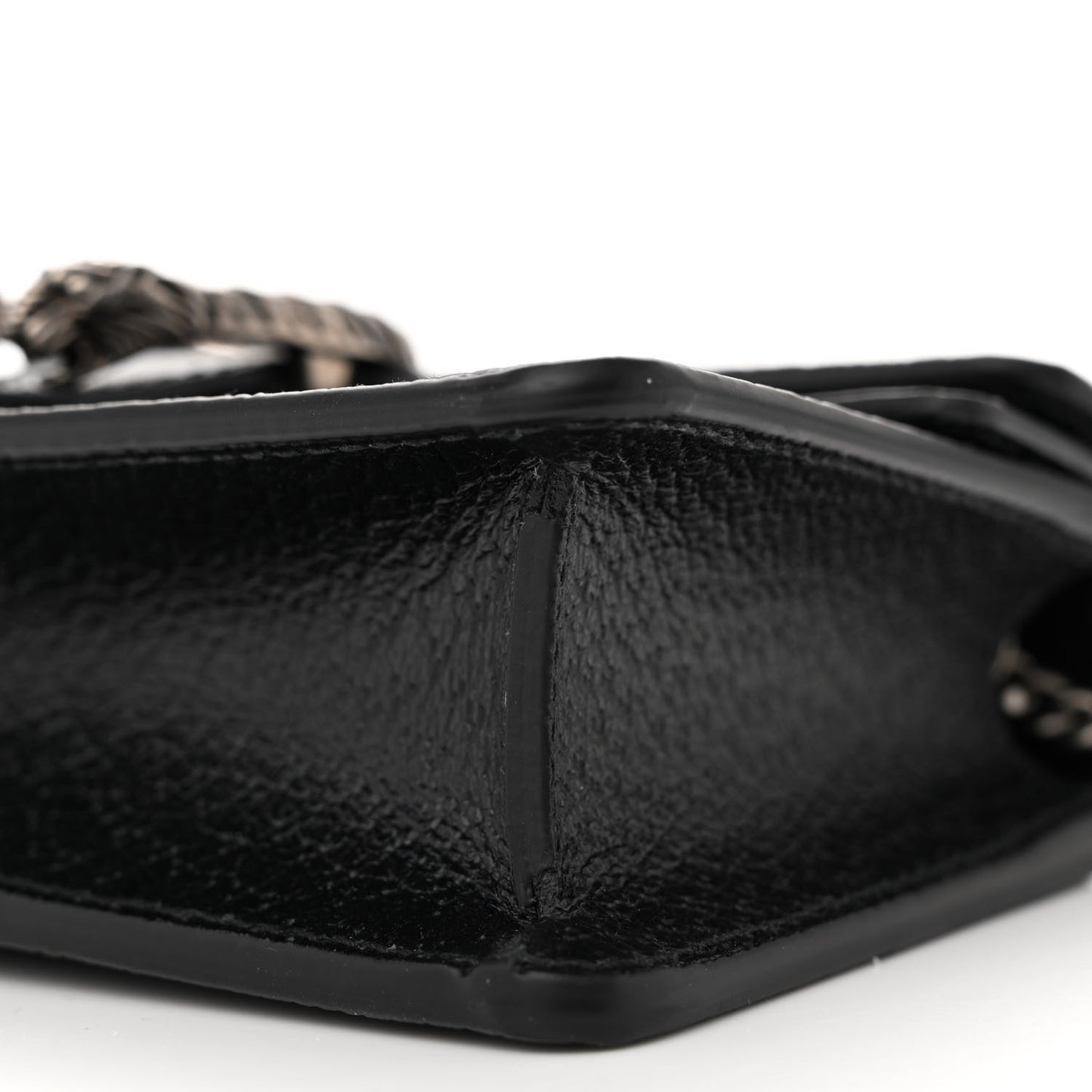 Jacquard Black Denim GG Monogram Super Mini Dionysus Shoulder Bag Black Ivory