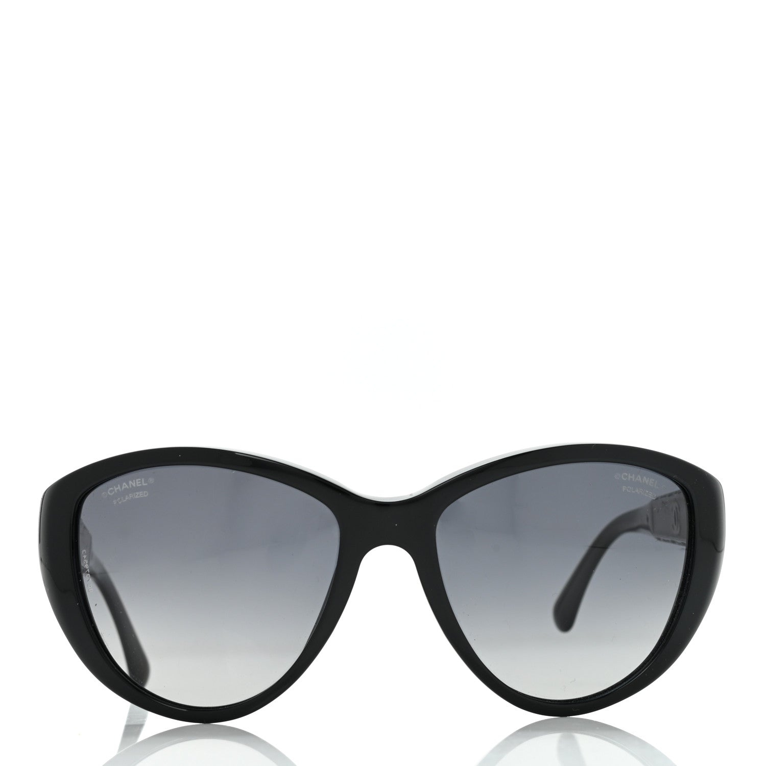Chanel Crystal Bijoux Polarized Sunglasses 5298-B Black 2 of 8