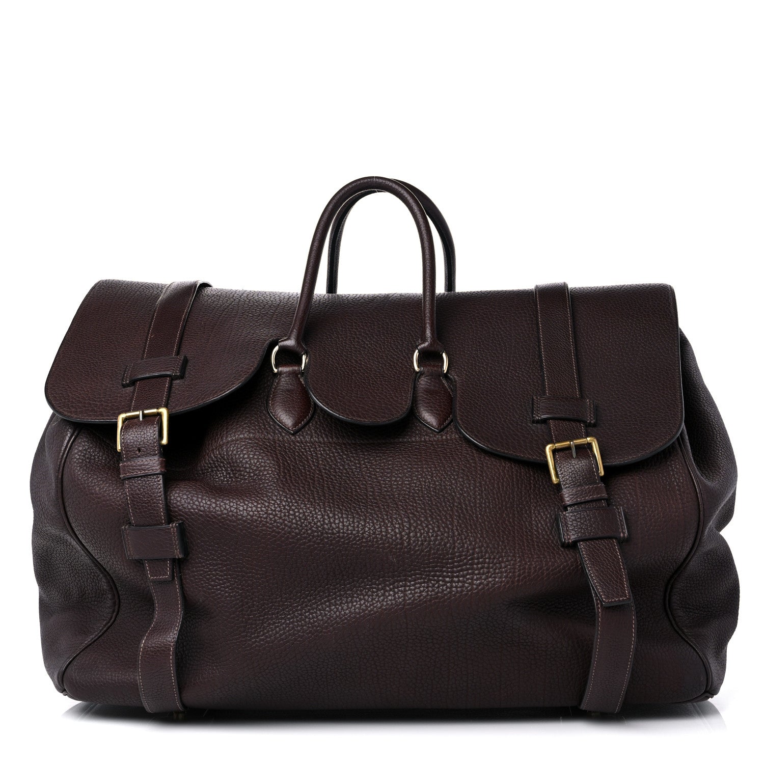 Hermes Fjord Drag Voyage 56 Bag Chocolate 1 of 15