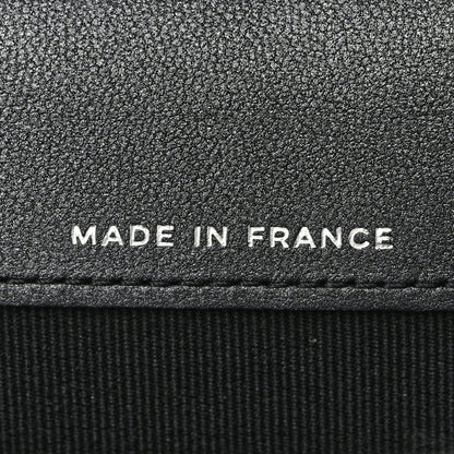 Chanel Lambskin Quilted Flap Card Holder Wallet So Black 7 of 9