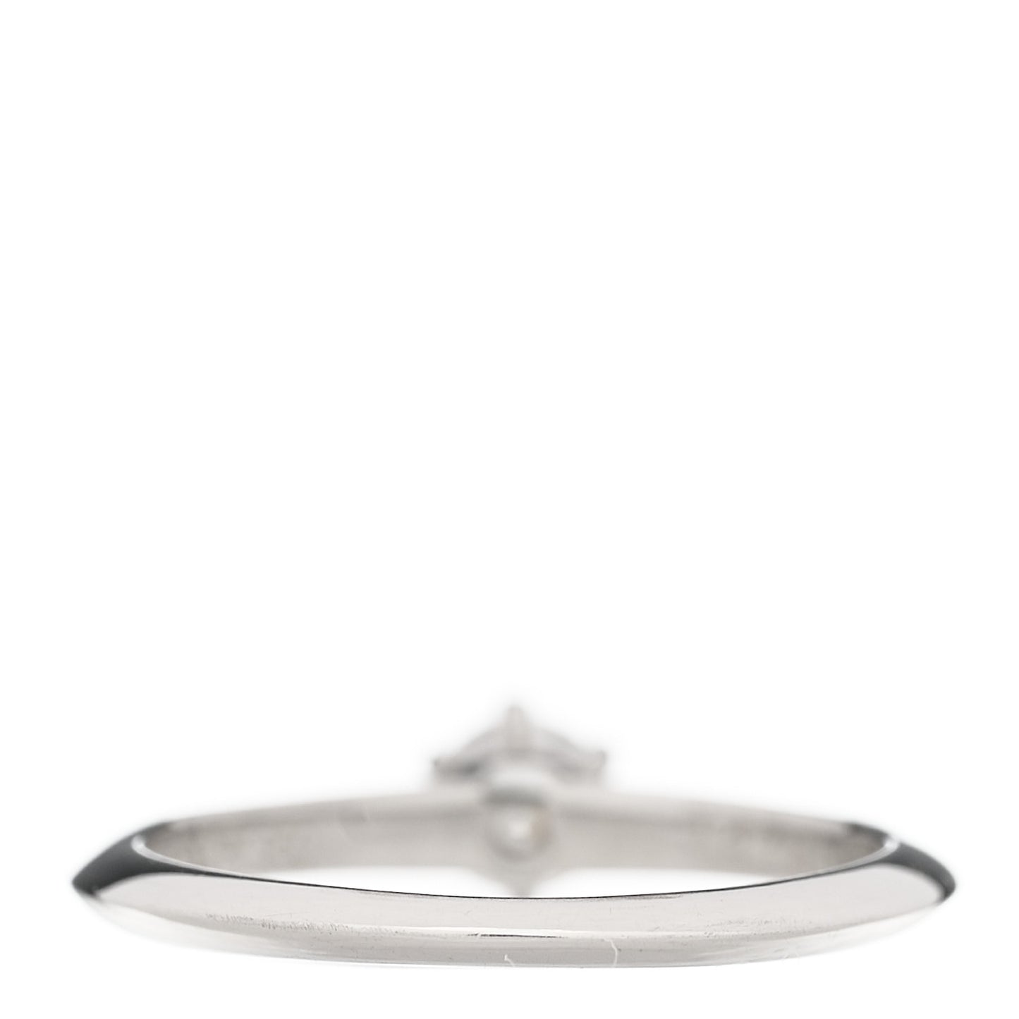 Platinum Diamond .27ct Solitaire Engagement Ring 49 4.75