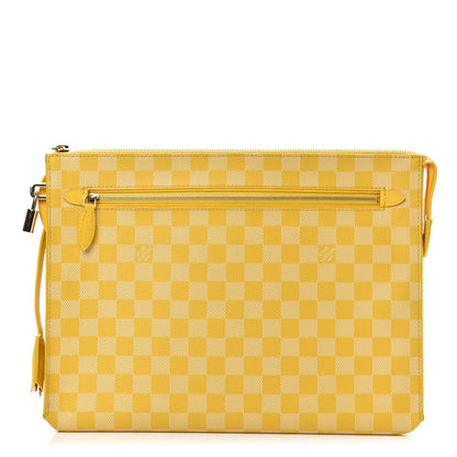 Louis Vuitton Damier Couleurs Kit Clutch Mimosa 1 of 9