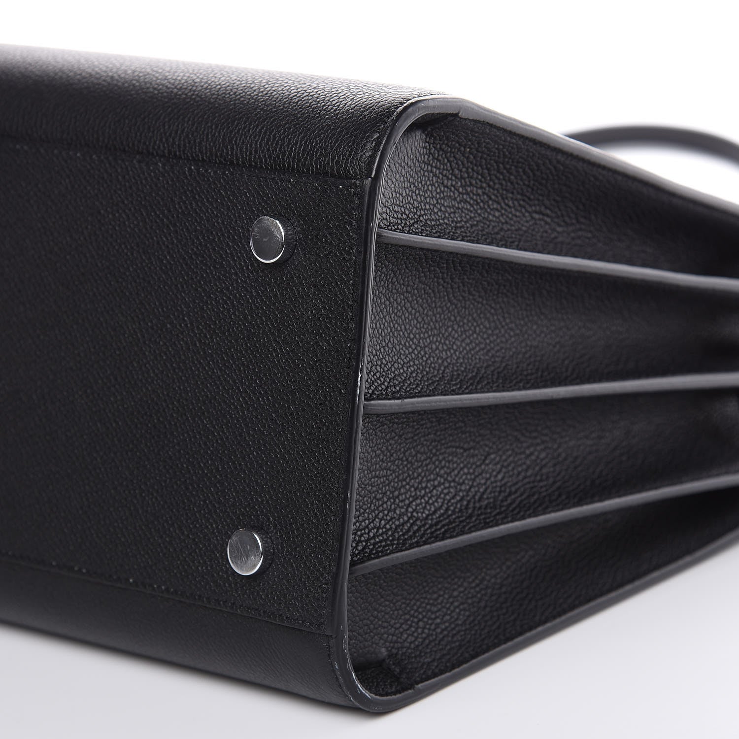 Saint Laurent Grained Calfskin Small Sac De Jour Black 9 of 10