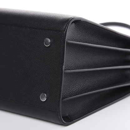 Saint Laurent Grained Calfskin Small Sac De Jour Black 9 of 10