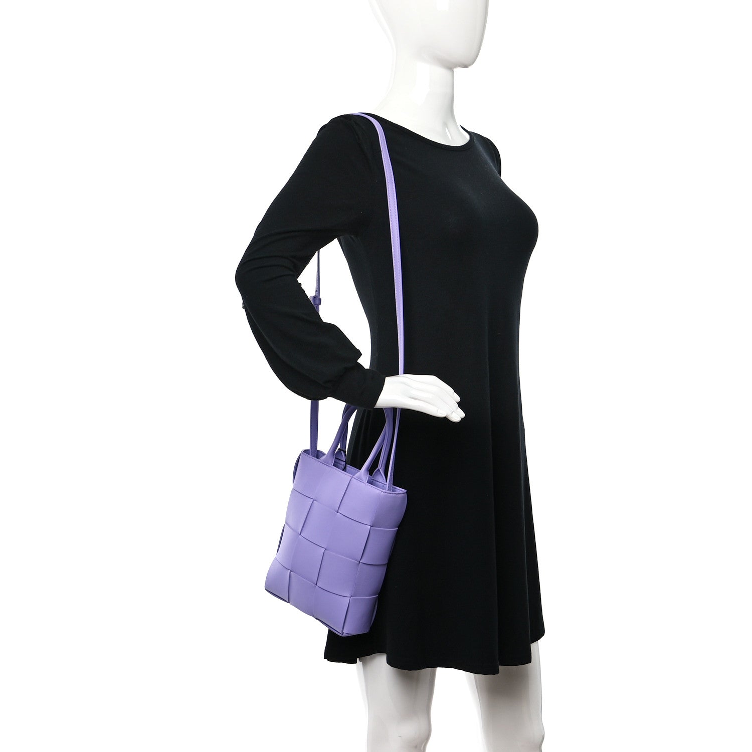 Bottega Veneta Lambskin Maxi Intrecciato North South Cassette Tote Wisteria 2 of 8