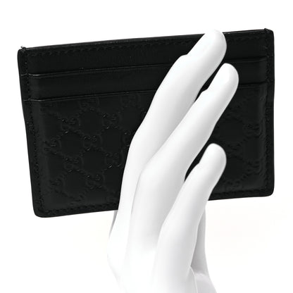 Gucci Guccissima Card Holder Black 2 of 10