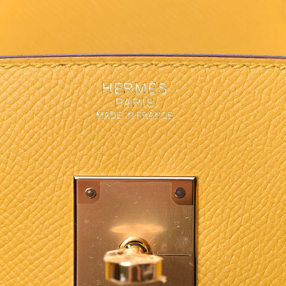 Hermes Epsom Birkin 30 Jaune Ambre 8 of 41