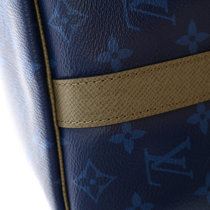 Louis Vuitton Monogram Outdoor Keepall Bandouliere 45 Pacific Blue 5 of 9