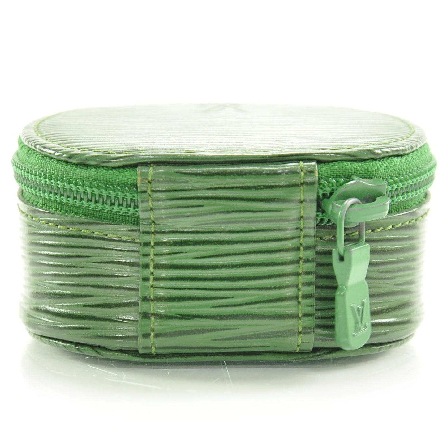 Epi Ecrin Bijoux Jewelry Box Case Green
