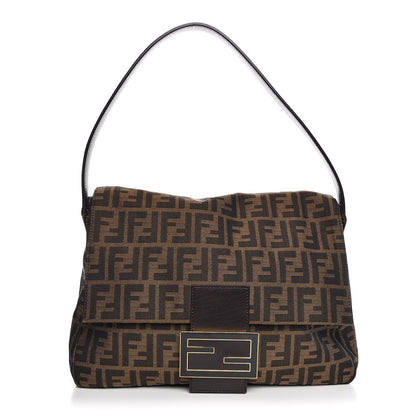 Fendi Zucca Big Forever Mama Baguette Tobacco 1 of 7