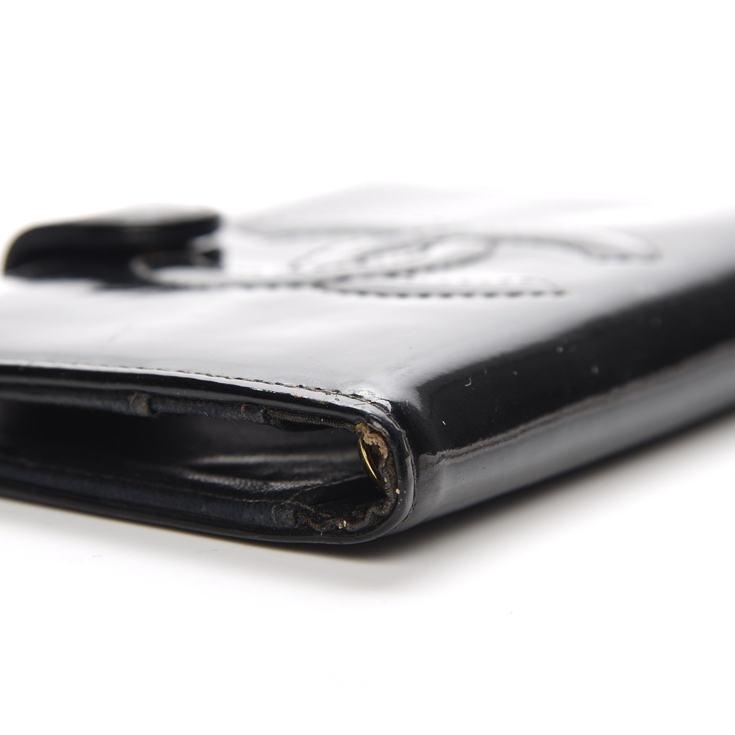 Chanel Patent CC Small Ring Agenda Planner Black 11 of 11