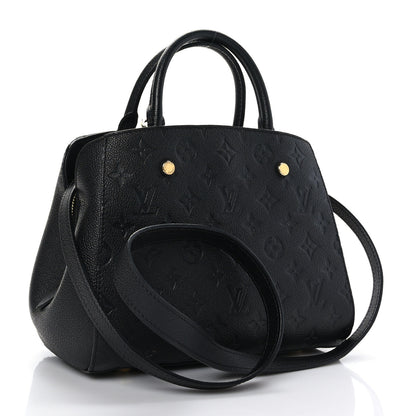 Louis Vuitton Empreinte Montaigne BB Black 3 of 8