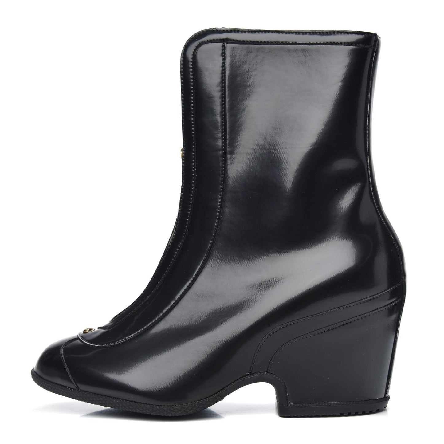 Coated Fabric Kitt Wellie Boots 39 Black
