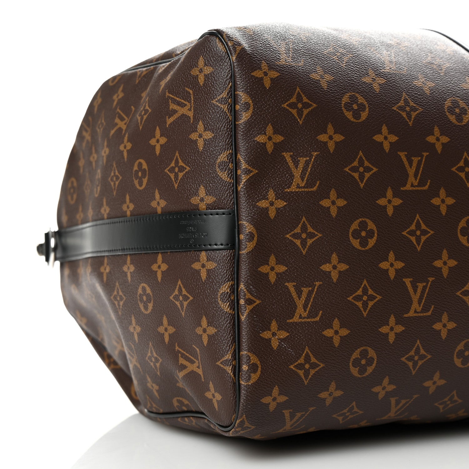 Louis Vuitton Monogram Macassar Keepall Bandouliere 55 7 of 8