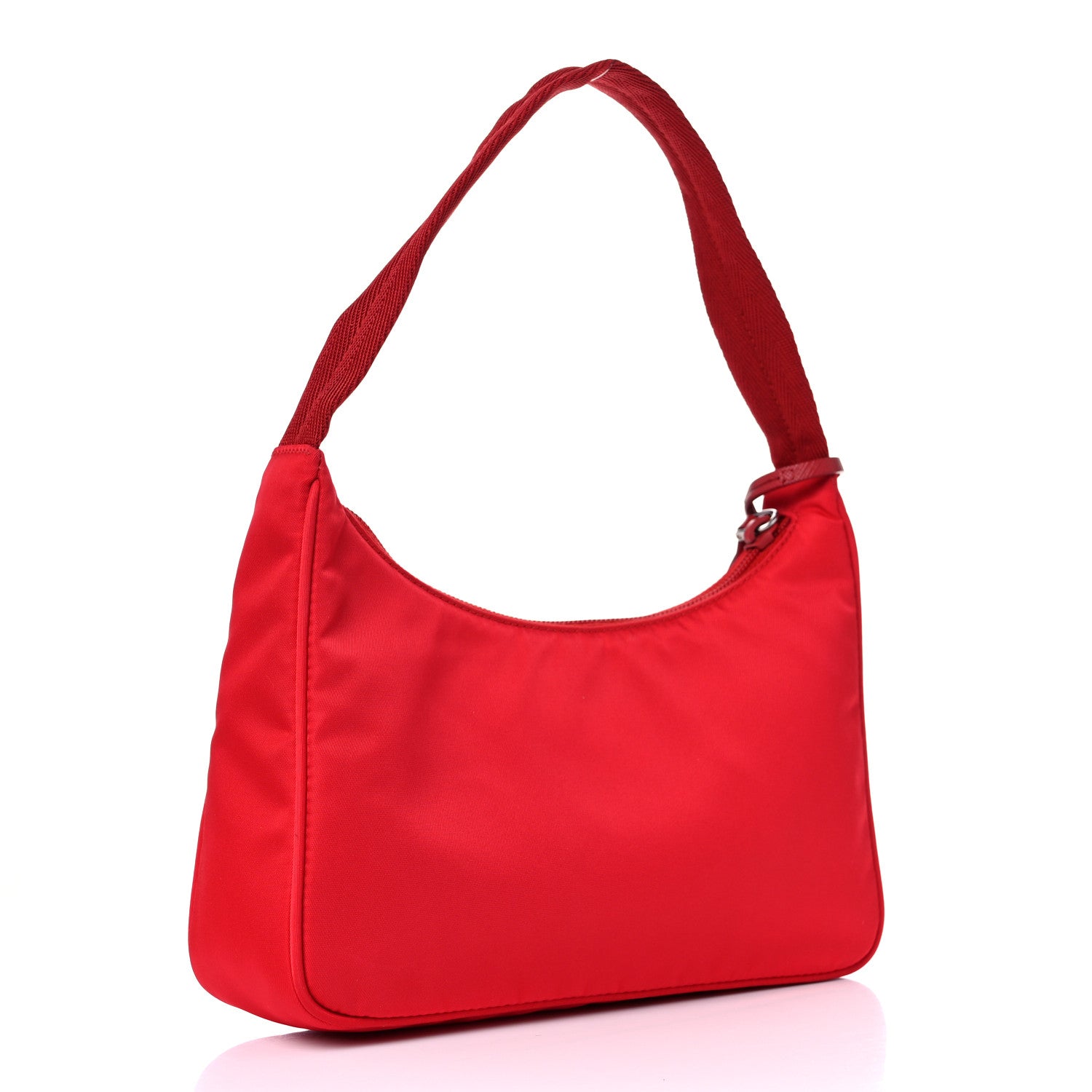 Prada Tessuto Nylon Mini Re-Edition 2000 Bag Rosso 3 of 12