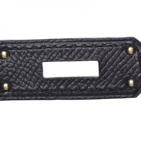 Epsom Birkin 35 Black