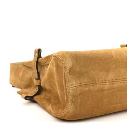 Chloe Suede Charms Hobo Bag Gold Khaki 8 of 9