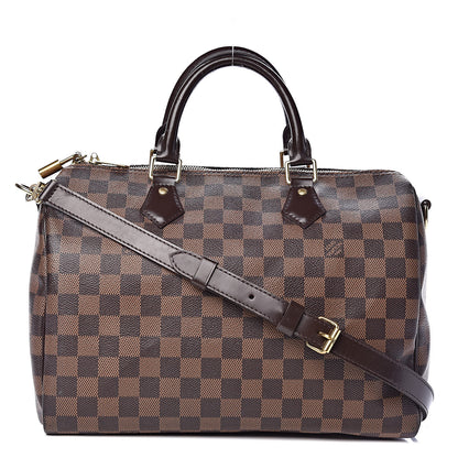 Louis Vuitton Damier Ebene Speedy Bandouliere 30 1 of 17