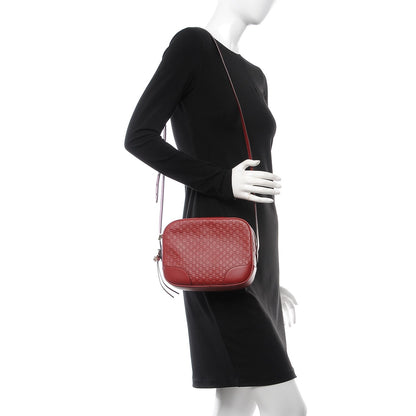 Gucci Microguccissima Mini Bree Messenger Bag Red 2 of 7