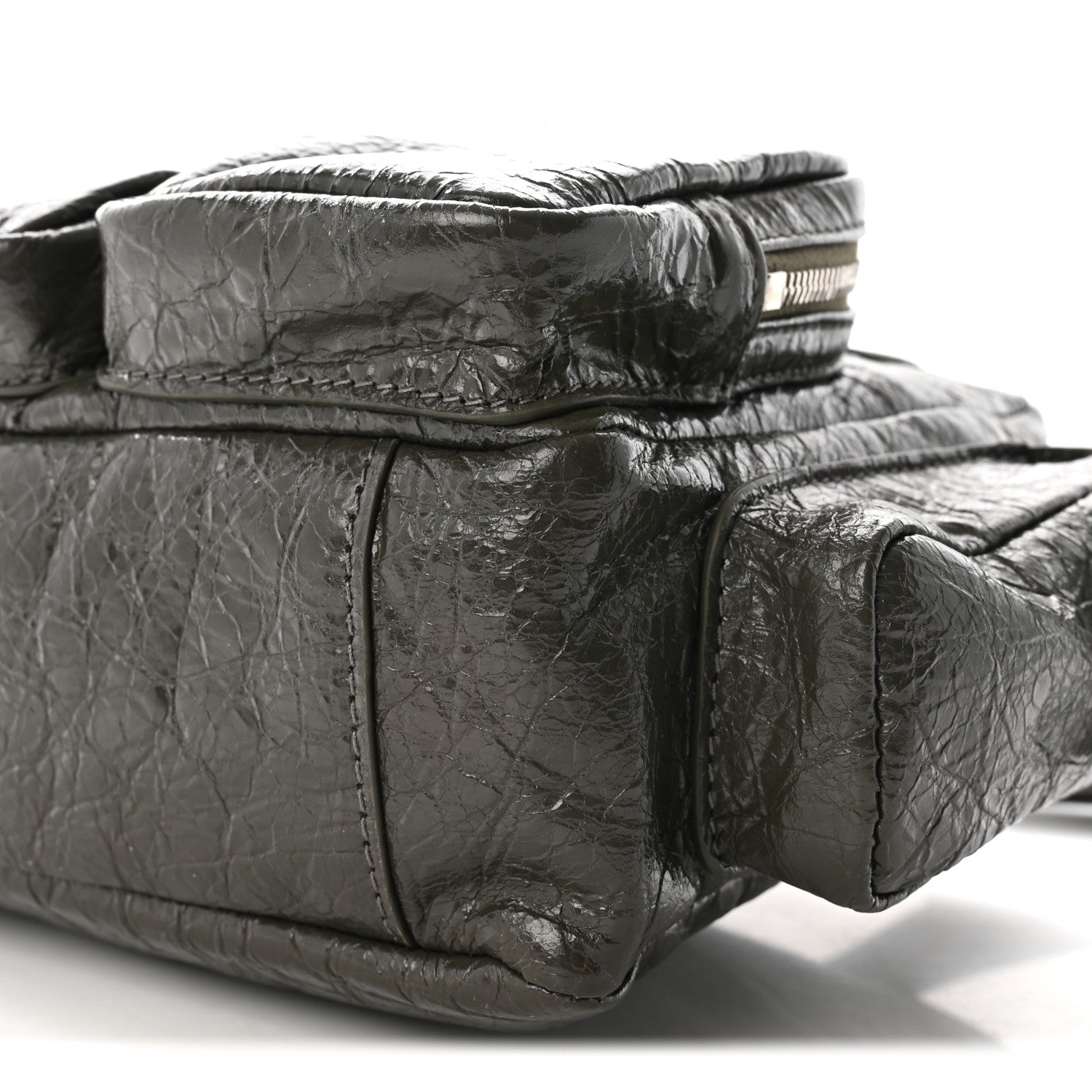 Balenciaga Agneau Arena Superbusy Camera Bag Khaki 10 of 10