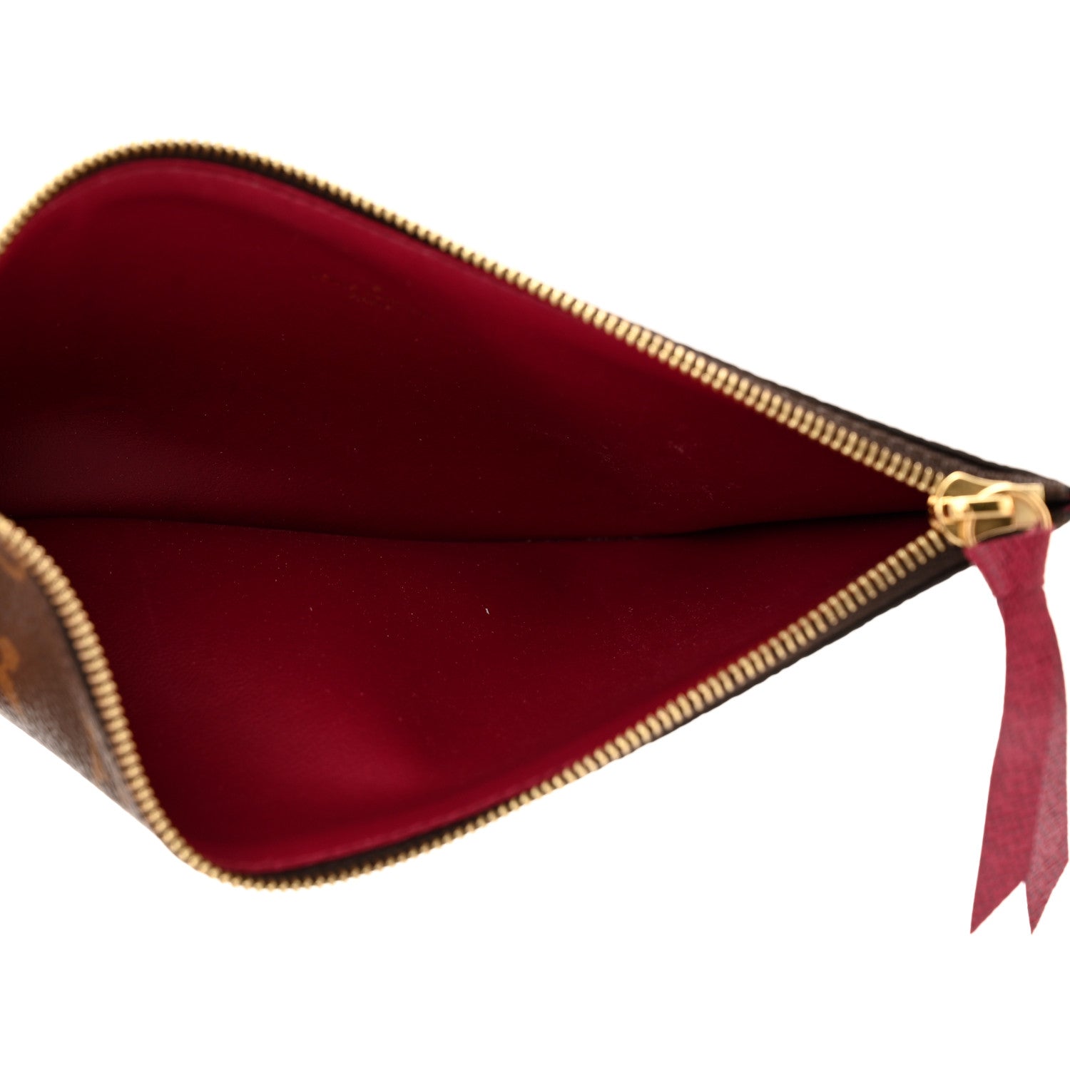 Louis Vuitton Monogram Pochette Felicie Chain Wallet Fuchsia 7 of 15