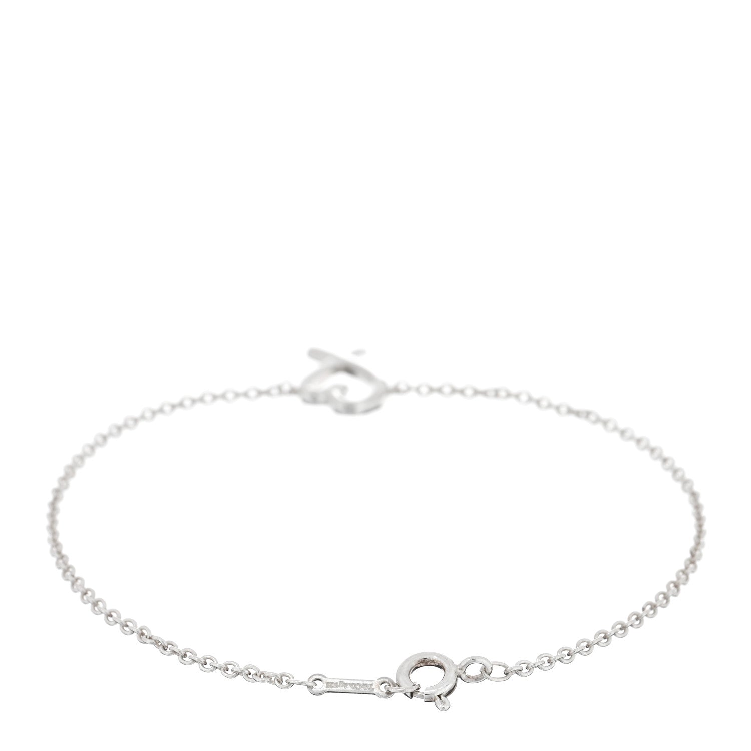 Tiffany Sterling Silver Paloma Picasso Loving Heart Bracelet 2 of 3
