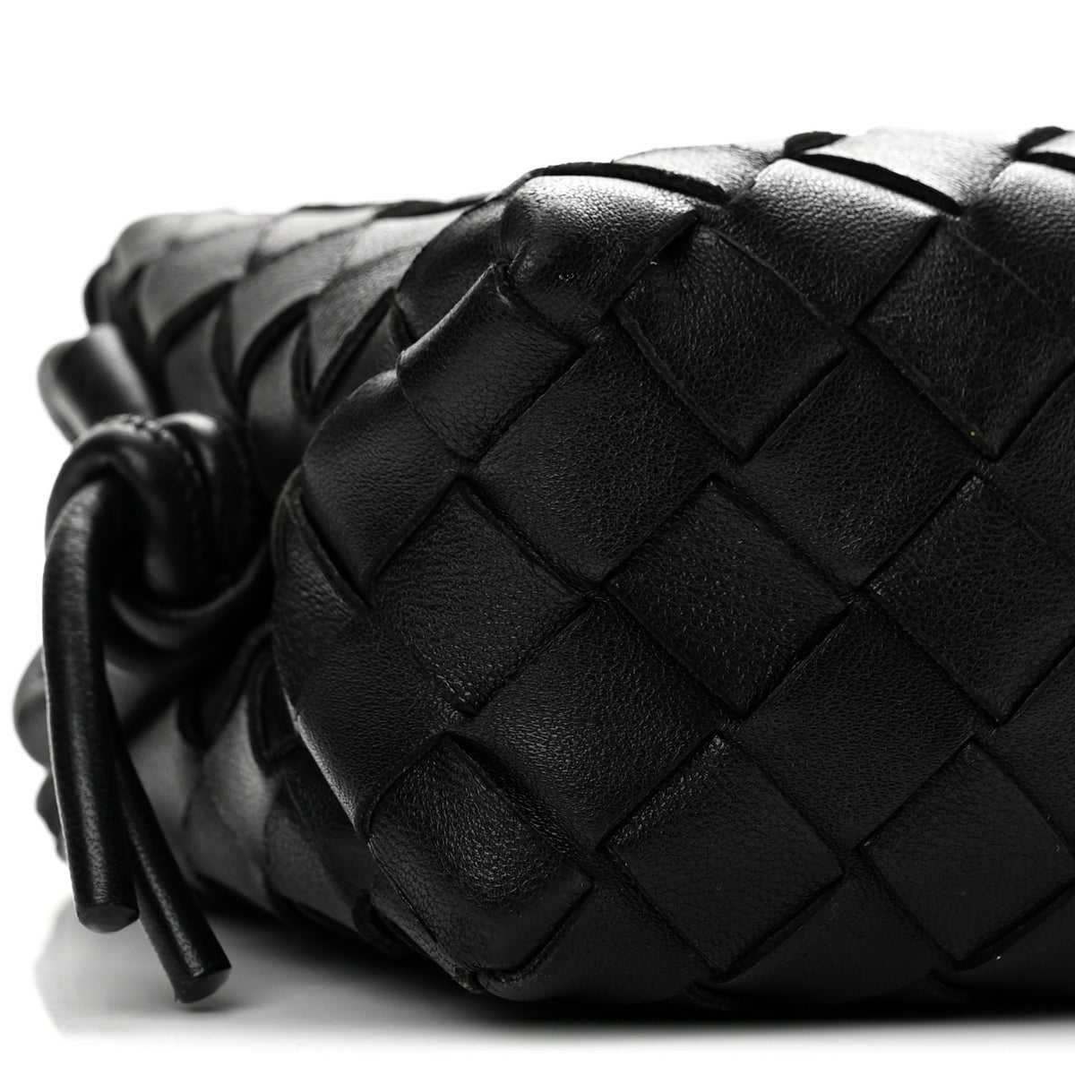 Nappa Intrecciato Mini Loop Camera Bag Black