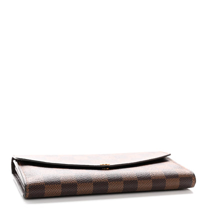 Louis Vuitton Damier Ebene Sarah Wallet NM 4 of 11