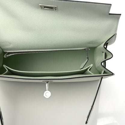 Hermes Epsom Kelly Sellier 25 Vert Fizz 5 of 9