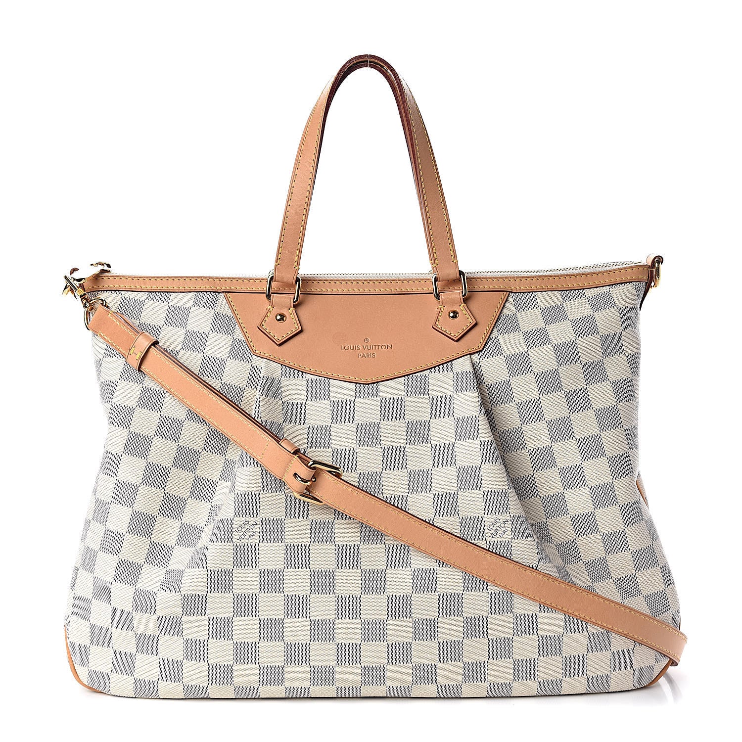 Louis Vuitton Damier Azur Siracusa GM 2 of 10