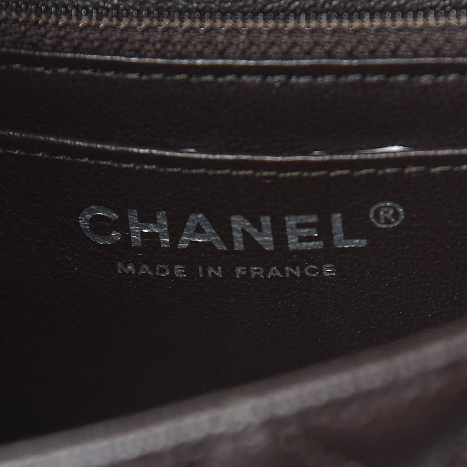 Chanel Caviar Quilted Mini Rectangular Flap Dark Brown 6 of 11