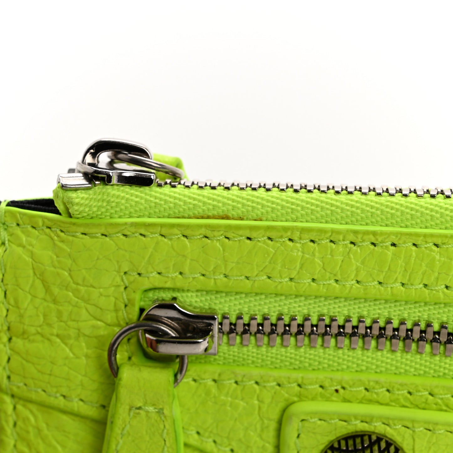 Agneau Le Cagole Clip On Card Mirror Fluo Yellow