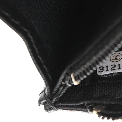 Chanel Lambskin Quilted Mini Camellia Bow Wallet On Chain WOC Black 7 of 11