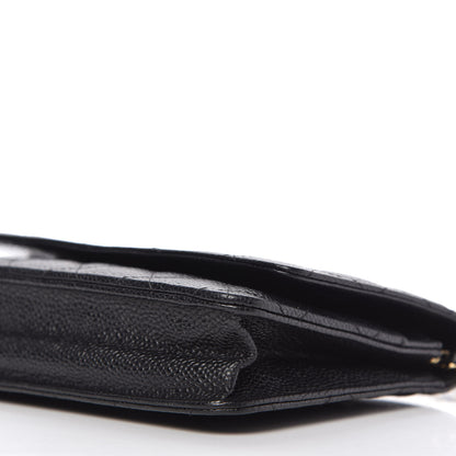 Chanel Caviar Quilted Wallet On Chain WOC Black 7 of 11