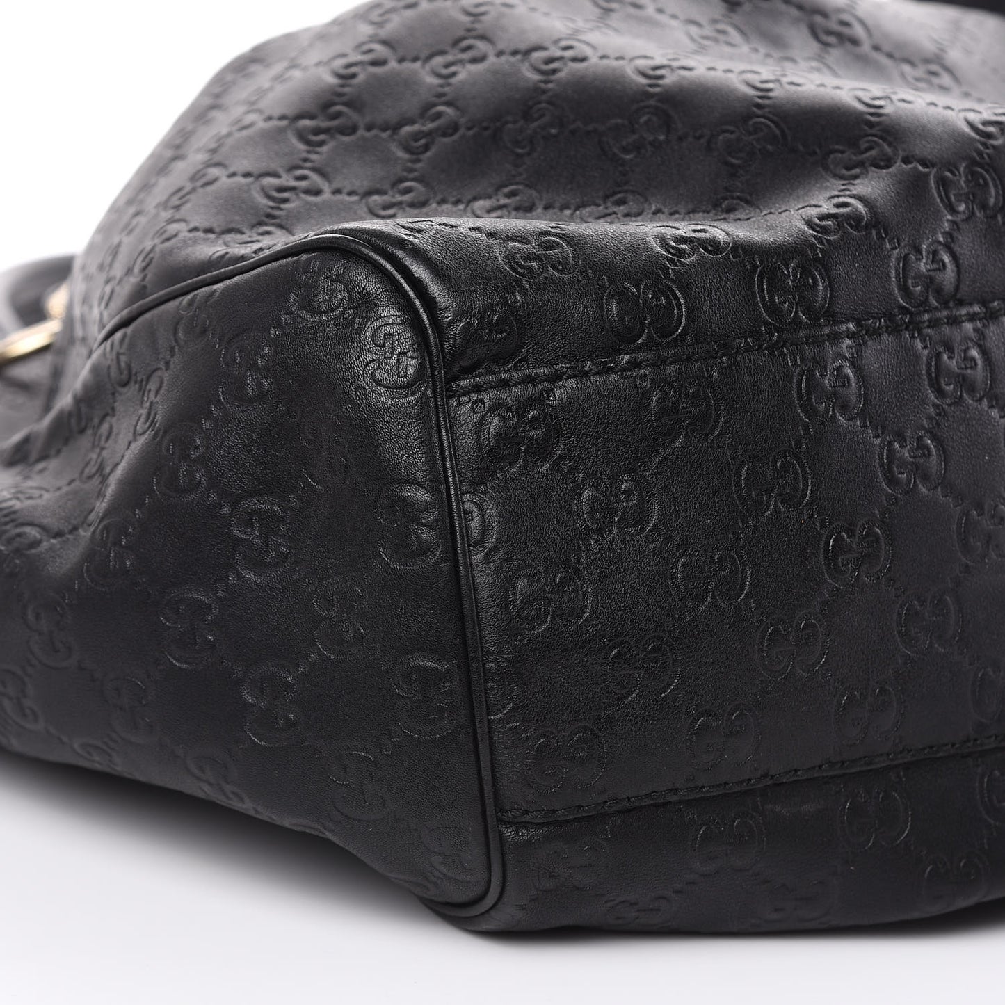 Guccissima Large Sukey Tote Black