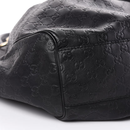 Gucci Guccissima Large Sukey Tote Black 9 of 20