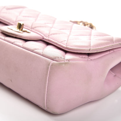 Chanel Lambskin Quilted Mini Mademoiselle Chic Flap Pink 13 of 17